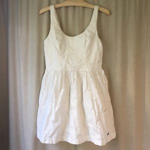 Abercrombie & Fitch White Eyelet Dress, Size 2